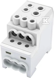 Simet Paskirstymo blokas Al/Cu SDB 200 (80030) SIMBLOCK pilka 81602002