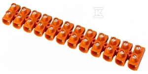Simet gnybtų juostelė LTF12-25 25mm2 12 takelių oranžinė - 21712008