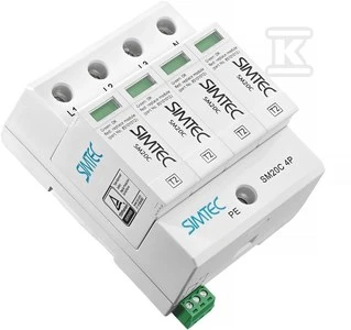 Simet viršįtampio iškroviklis SIMTEC SM20C/4-275 C 4P 20kA 85102000