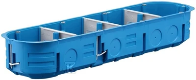 Simet Keturguba įleidžiamoji dėžutė 60mm regips mėlyna P4x60K 32326203