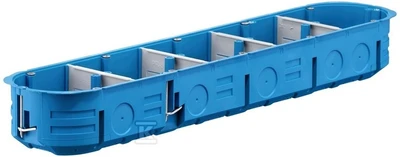 Simet Dėžutė tuščioms sienoms 5x60mm MULTIBOX plokštė mėlyna P5x60K savaime užgesanti be halogenų 32328203