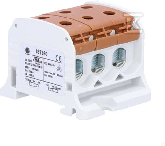 Simet ZŁĄCZKA SZYN STB50-3 AL/CU 87360 BRĄZ