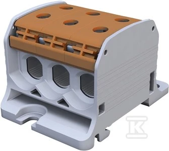 Simet ZŁĄCZKA SZYN STB50-3 AL/CU 87360 BRĄZ