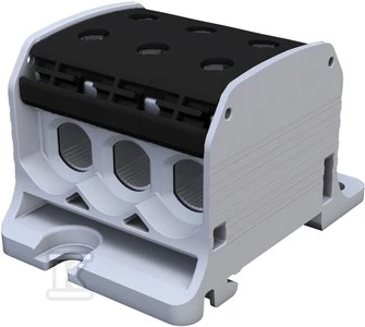 Simet Al/Cu varžtų gnybtų blokas STB 50-3 (87360) SIMBLOCK juodas 81003007