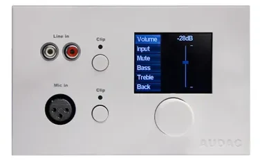 Skaitmeninis panel sterujący AUDAC MWX65/W balta
