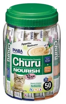 Kačių Skanėstai - Inaba Churu Nourrish, Vištiena ir Tunas