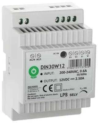 Mojeledy 30W LED Maitinimo šaltinis POS DIN30W12