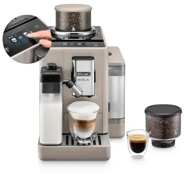 Kavos aparatas Delonghi | | EXAM440.55.BG Rivelia | Slėgis 19 bar | Su pieno plakikliu | Automatinis | 1450 W | Sand rusvai gelsvas