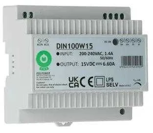 Mpl Power IMPULSINIS MAITINTUVAS DIN100W15 POS