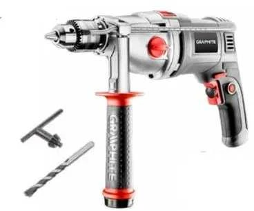 Graphite Grafitinis 58G722 smūginis gręžtuvas 1050 W 3000 RPM Raktas
