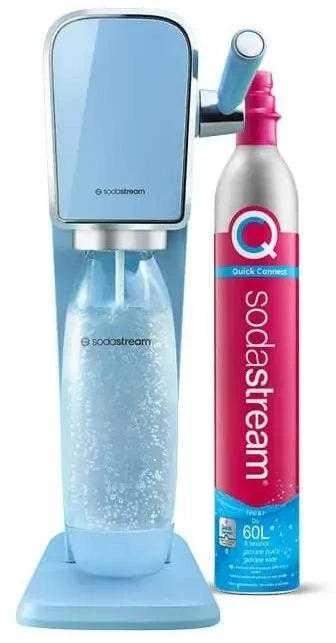 Gazuotų gėrimų gaminimo aparatas SodaStream ART, mėlynas