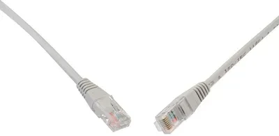 „Solarix“ jungiamasis laidas CAT6 UTP PVC 5m pilkas, neužsikabinantis C6-155GY-5MB