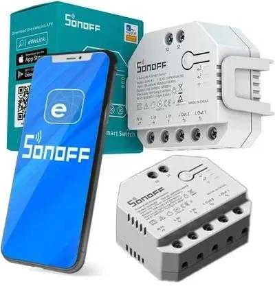SONOFF 2 kanalų roletų valdiklis 10A WiFi DUAL R3