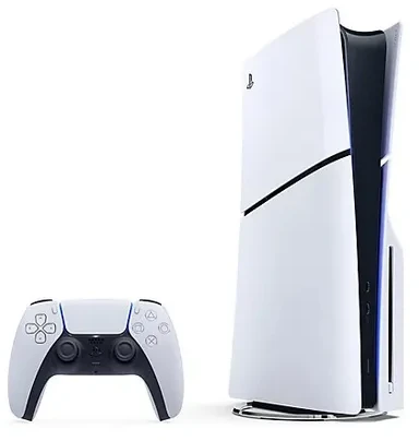 Sony PlayStation 5 Slim Disc Edition 1TB – Baltas