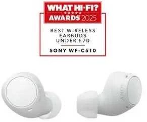 Ausinės Sony WF-C510 | Bluetooth | į ausis įkišamos | Belaidės | Baltos spalvos