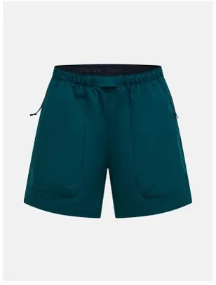 Šortai moterims PEAK PERFORMANCE W Outdoor Cargo Shorts spalva žalia - XS