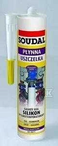 Soudal AUKŠTOS TEMPERATŪROS SILIKONAS. RAUDONA 280ml
