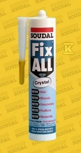 Soudal HIBRIDINIAI KLIJAI SKAIDRUS FIX ALL CRYSTAL 290 ML