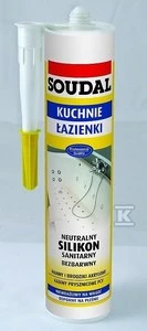Soudal SILIKONINIS NEUTAS. SANITARINIS Baltas 280ML