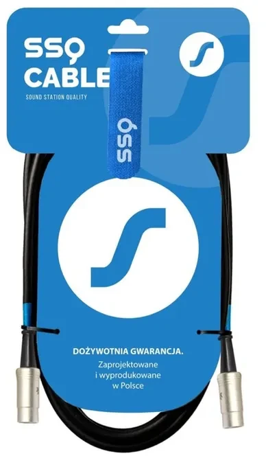 SOUND STATION QUALITY (SSQ) SSQ MIDI3 SS-1419 Cable MIDI (5-pin) - MIDI (5-pin) 3 m Juodas