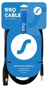 SOUND STATION QUALITY (SSQ) SSQ XLRMi3 - XLR lizdas - Jack stereo 3,5 mm laidas , 3 m