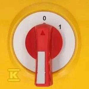 Spamel kameros jungtis 16A korpuso jungiklis 0-1 3- polių uždarytas gelsvai raudona LK16R- 2.8211OB2ZC