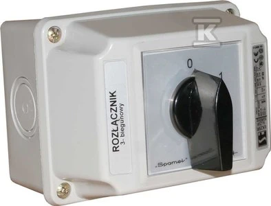 Spamel kameros jungtis 0-1 4P 32A korpuse (ŁK32R-2.8210OB2ZC)