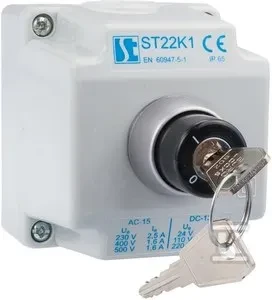 Spamel ST22K1 pulto jungiklis su raktu
