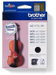 Rašalo kasetė Brother LC127XLBKBP2 Juodas dual pack | MFC-J4510DW