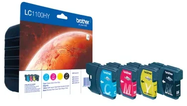 BROTHER VALUE PACK (LC-1100HY BK/C/M/Y)