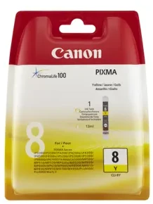 CANON CLI-8Y rašalas geltonas, 13 ml, skirtas Pixma MP800 500 iX4000 iX5000