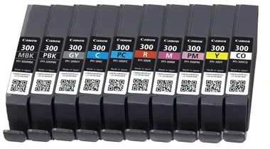 Canon PFI-300 PBK nuotrauka juoda