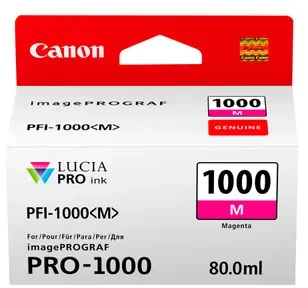 Canon PFI-1000 M Originalus Rausvai raudona
