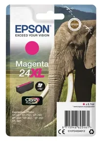Epson No.24 XL (C13T24334012), purpurinė kasetė