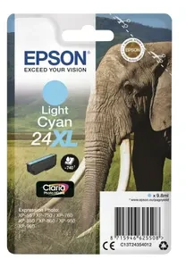 Epson Elephant C13T24354012 rašalo kasetė Originalus Šviesus Cyan 1 vnt