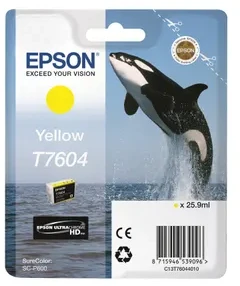 Epson T7604 | Rašalo kasetė | Geltona