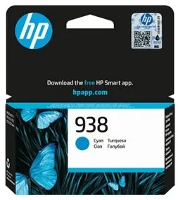 Spausdintuvas Hewlett Packard (HP) HP 938 žydras originalus rašalas / kasetė