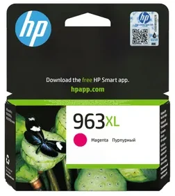 Spausdintuvas Hewlett Packard (HP) Originali HP 963XL didelio našumo purpurinė rašalo kasetė