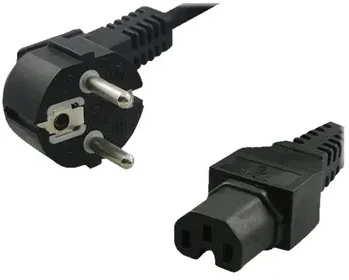 Spausdintuvas LOGILINK CP105 LOGILINK - Maitinimo laidas, apsauginis kištukas 90 iki IEC C15 moteriškas, 2m, juodas