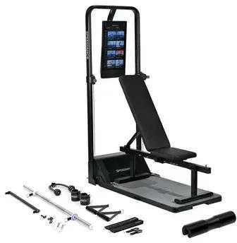 „Speediance Gym Monster 2.0 Works Plus“ su 21 colio ekranu – universalus fitneso įrenginys