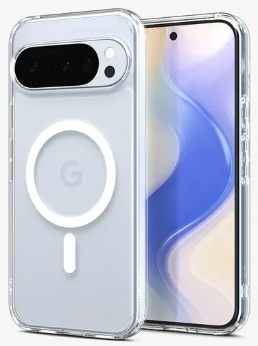 Dėklas SPIGEN ULTRA HYBRID MAG MAGSAFE GOOGLE PIXEL 10 / 10 PRO CLEAR/Baltas