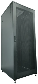 Q Lantec ALAN Spintelė rakinama, vienos sekcijos A-LAN SS-42U-600-1000-02-C (42U, 19', 2050mm / 600mm / 1000mm, stovimas, Stiklas, Atidaromas,