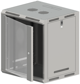 Alantec Pakabinama „Spinta Q-Lantec“ 19 colių 12U sienelė (SW-12U-600-500-N-DSJ-OP-RP-B-S)