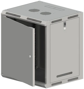 Alantec Pakabinama „Spinta Q-Lantec“ 19 colių 12U sienelė (SW-12U-600-500-N-DMJ-OP-RP-B-S)