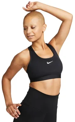 Sportinis liemenėlė Nike Swoosh Nesium Support juoda DX6821 010 XS