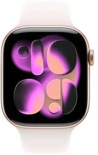 „Apple“ 46 mm šviesių skaistalų sportinė juosta – S/M