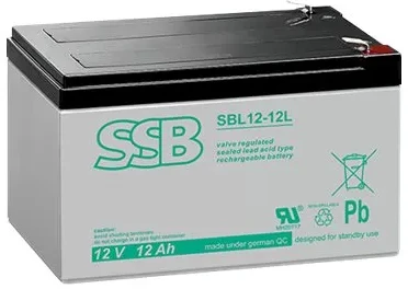 Akumuliatorius AGM SSB SBL 12-12L iki UPS APC, Ever, Fideltronik, Eaton Powerware