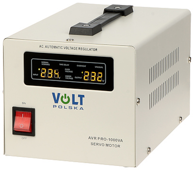 Voltage Stabilizer Volt Polska AVR Pro 1000VA 3% Servo