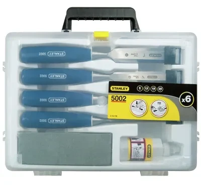 Kaltos rinkinys Stanley 5002 Medžio 6, 12, 18, 25 mm 4 Dalys