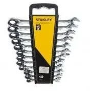 Terkšlinių veržliarakčių rinkinys Stanley STMT82847-0; 8-19 mm; 12 vnt.